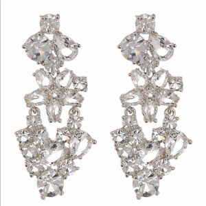 Kate Spade Clink of Ice Chandelier Earrings